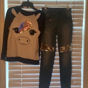 Fall/winter girls outfit pants